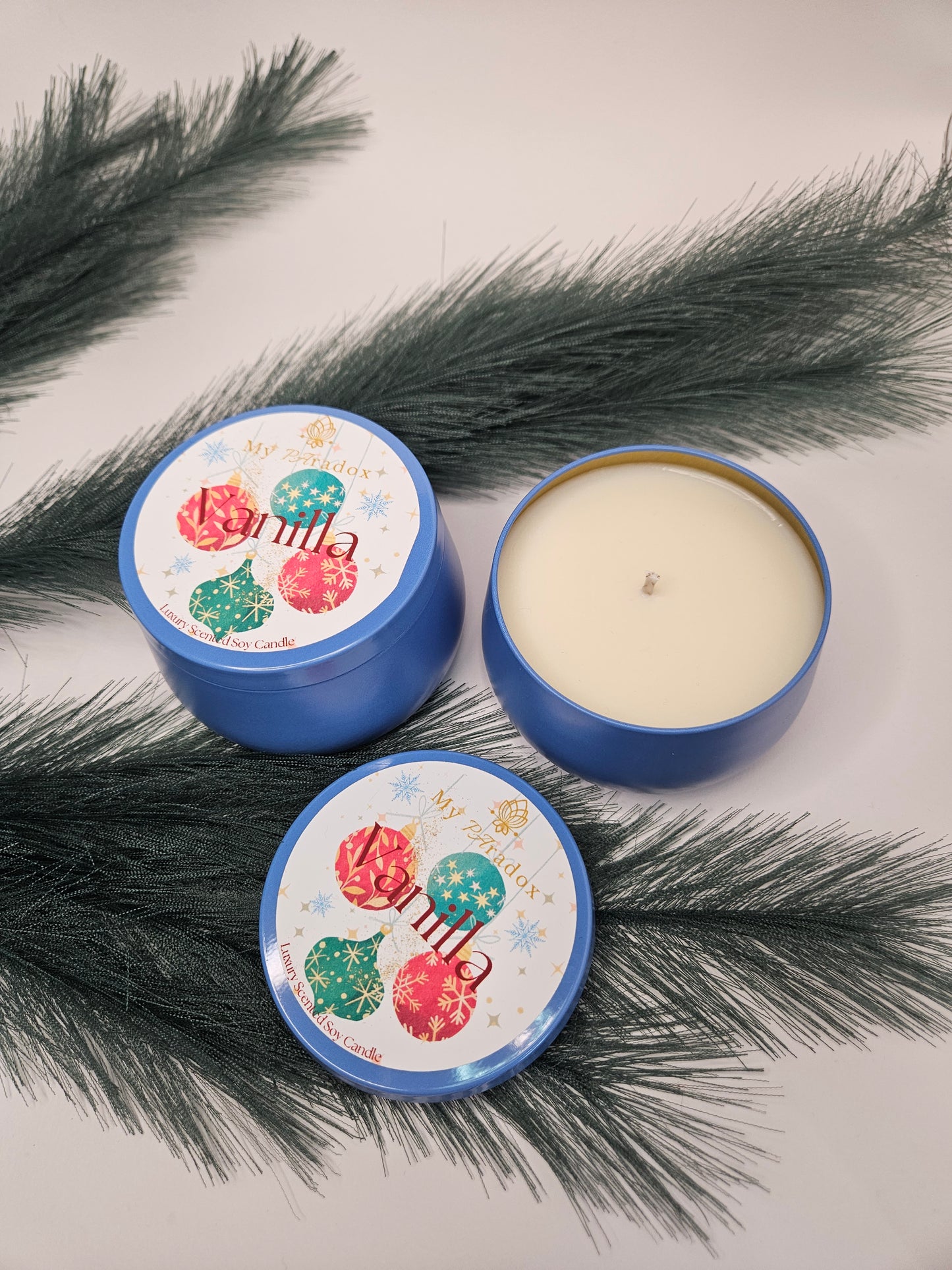 Vanilla Handmade Christmas Scented Soy Candle