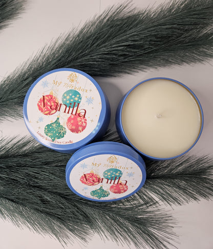 Vanilla Handmade Christmas Scented Soy Candle