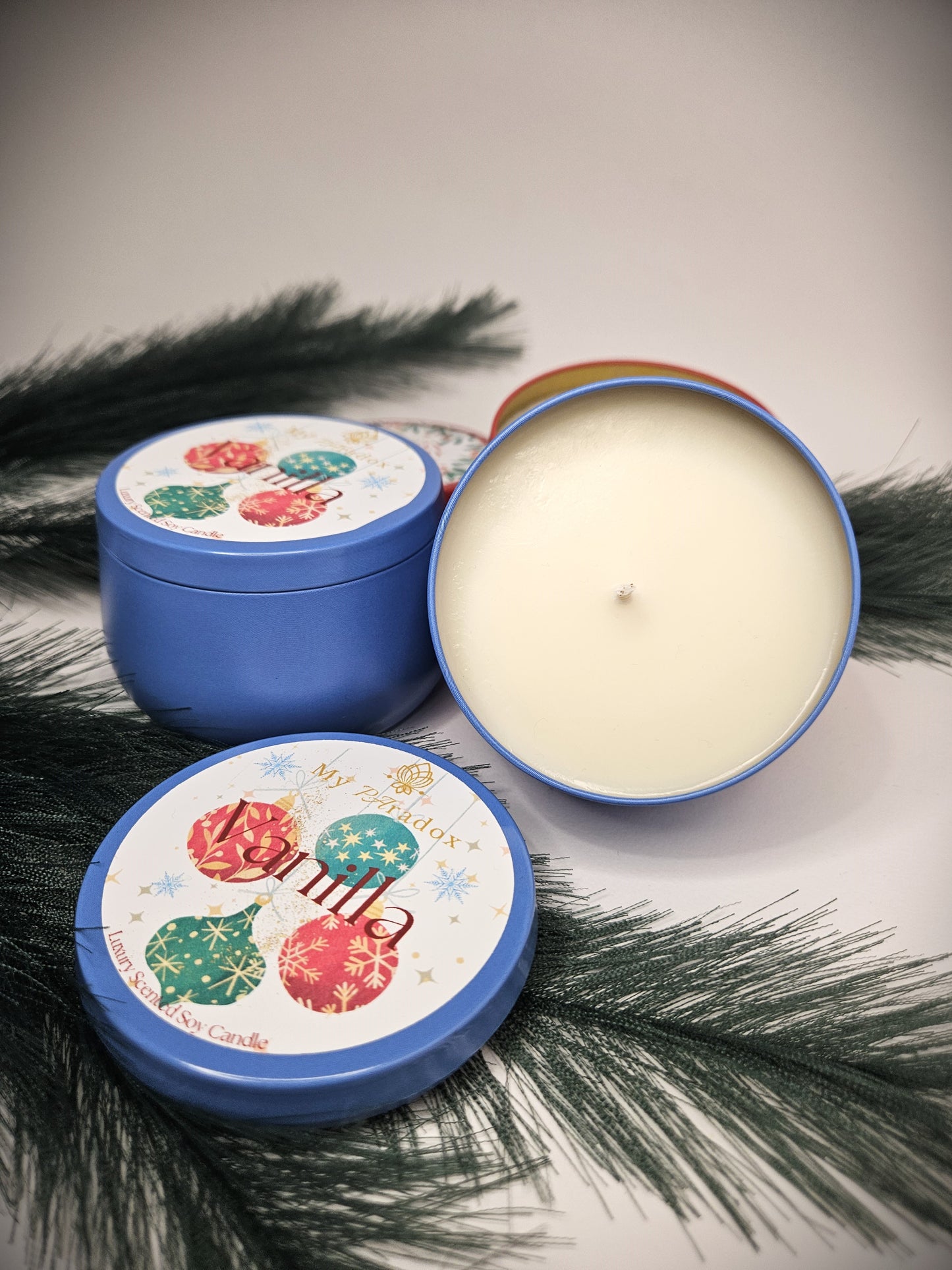 Vanilla Handmade Christmas Scented Soy Candle