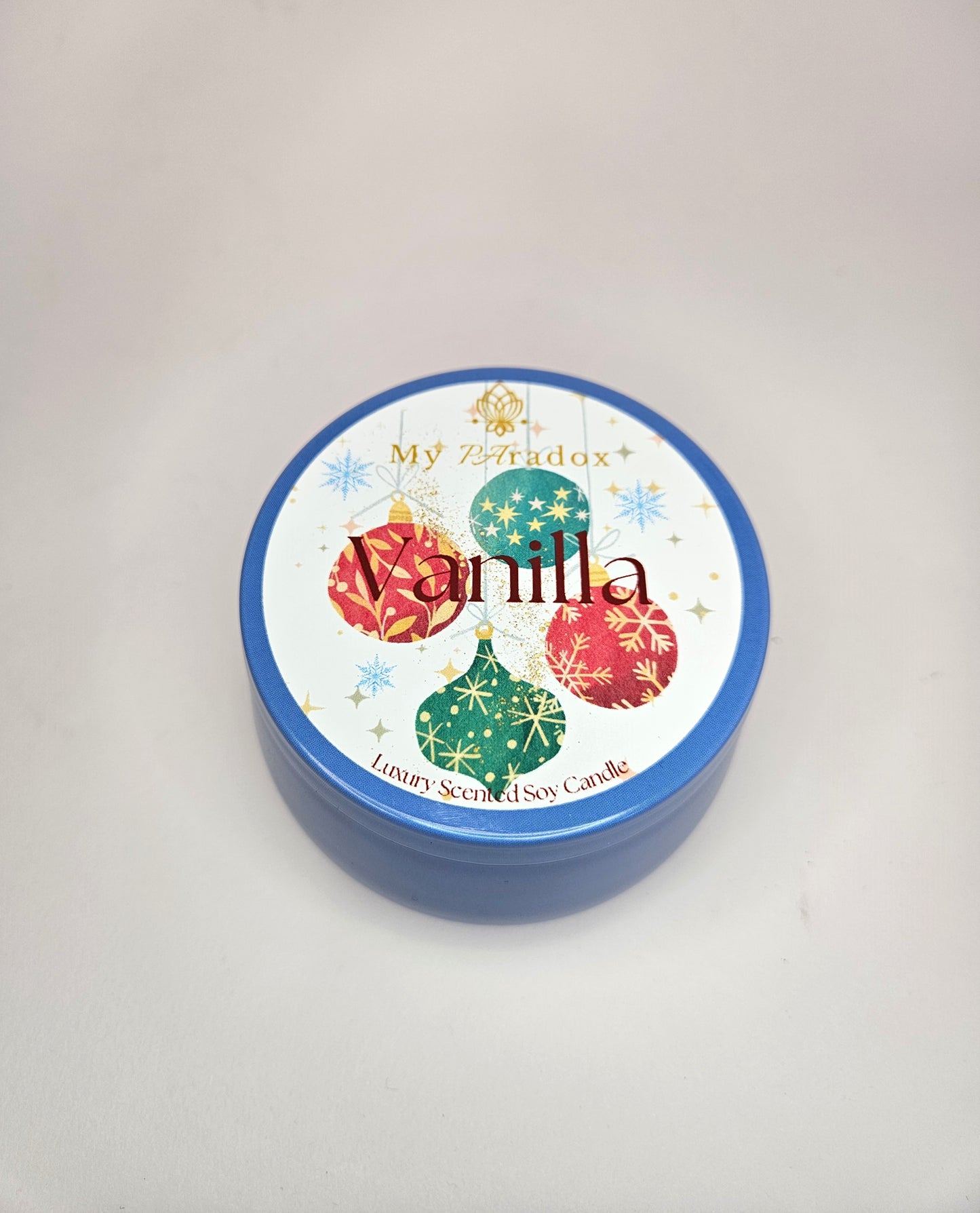 Vanilla Handmade Christmas Scented Soy Candle