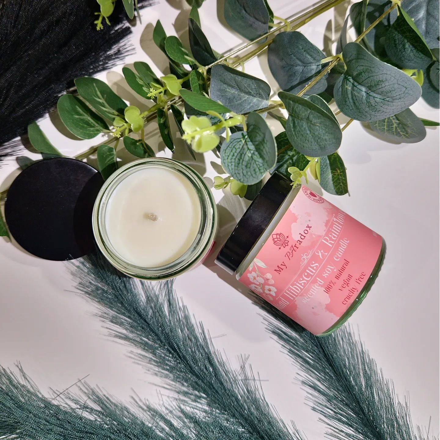 Island Hibiscus & Rainflower Luxury Scented Soy Candle
