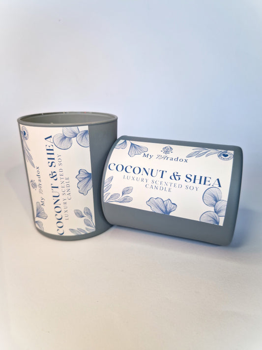 Coconut & Shea Luxury Scented Soy Candle