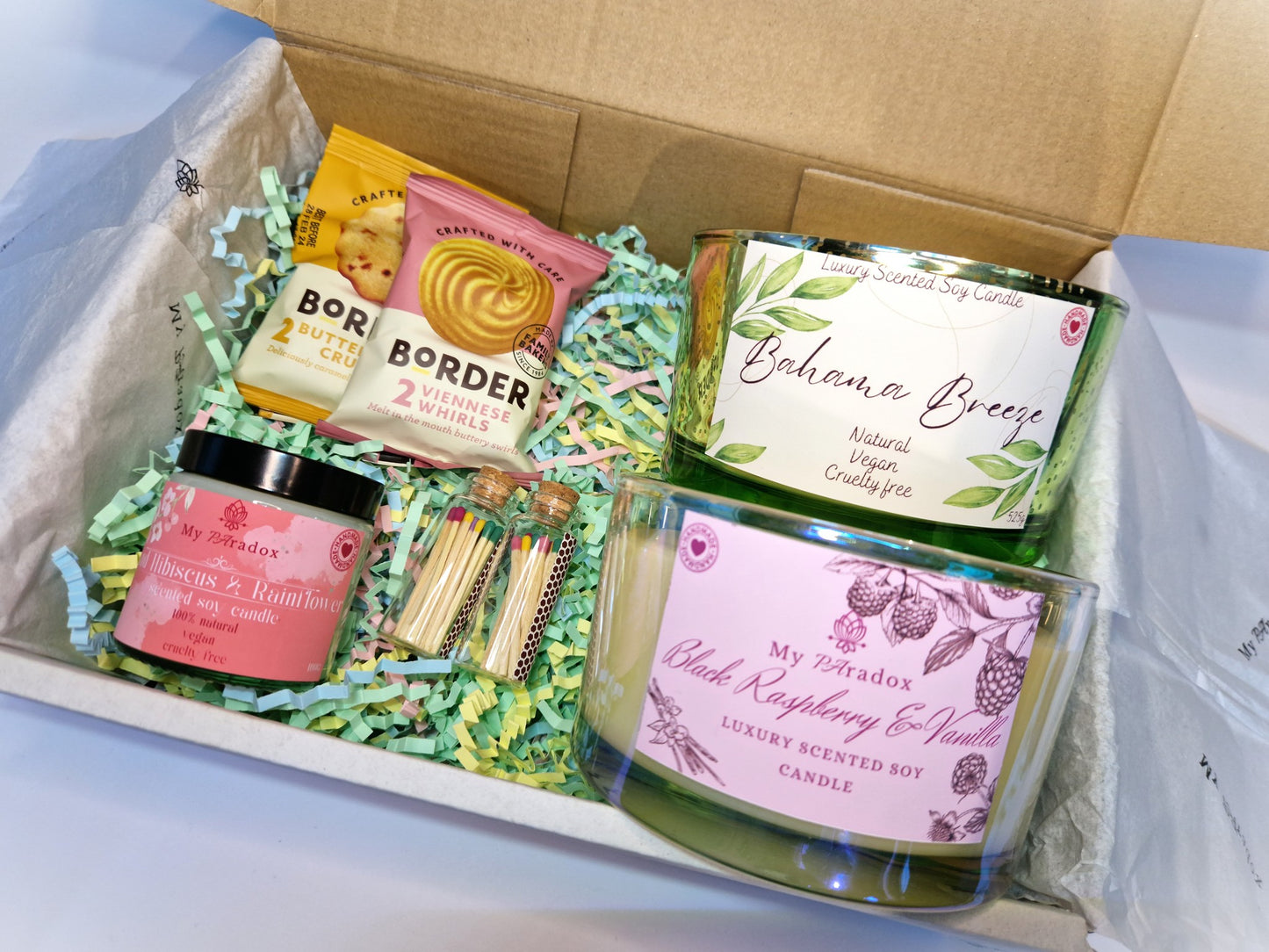 Large Luxury Scented Soy Candles Gift Box