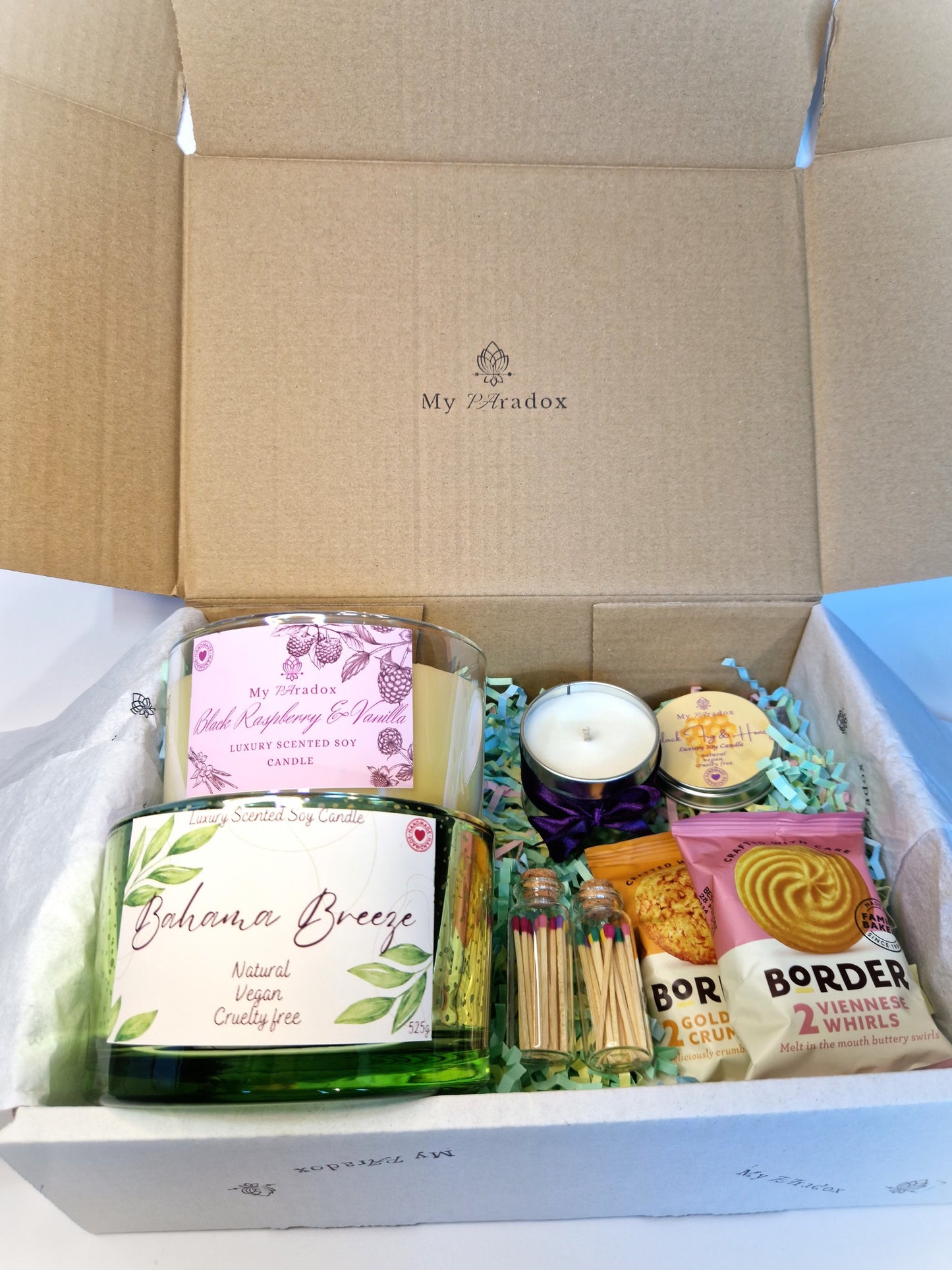 Large Luxury Scented Soy Candles Gift Box