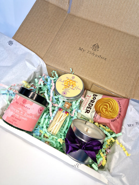 Small Luxury Scented Soy Candles Gift Box