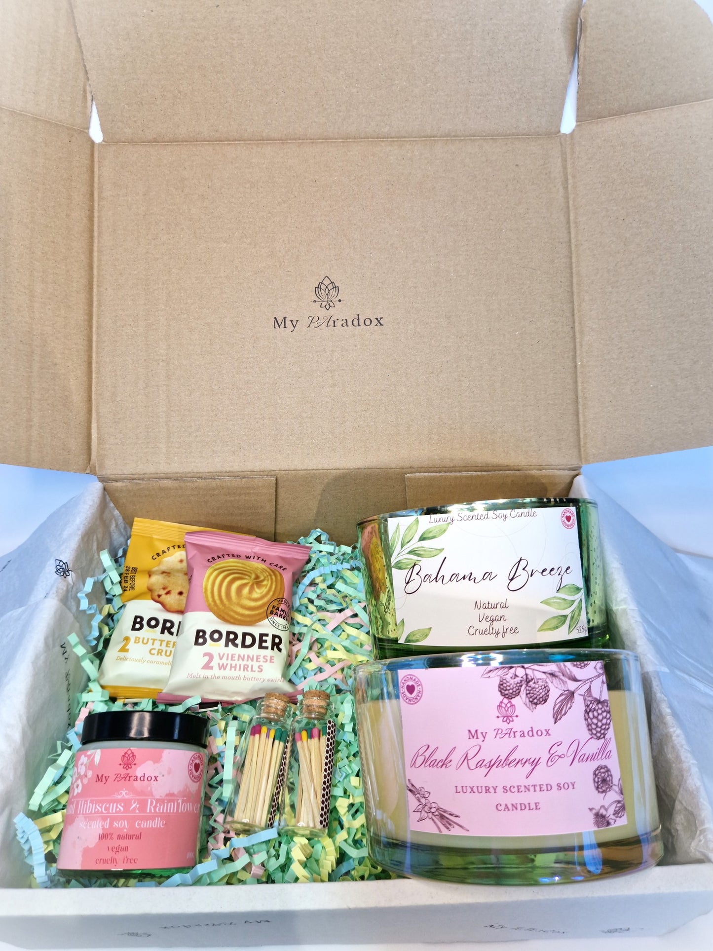 Large Luxury Scented Soy Candles Gift Box