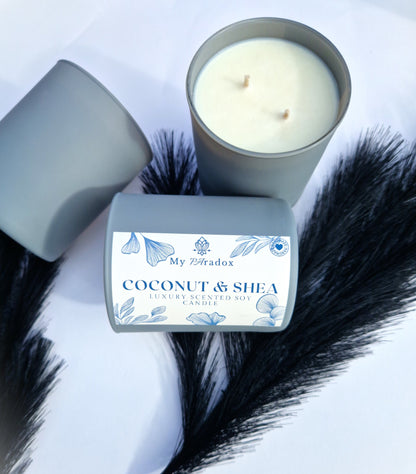 Coconut & Shea Luxury Scented Soy Candle