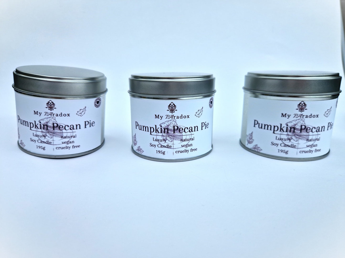 Pumpkin Pecan Pie Luxury Scented Soy candle