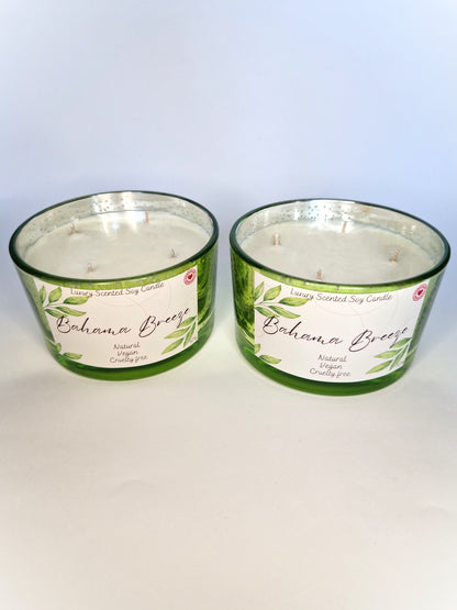 Bahama Breeze Luxury Scented Soy Candle